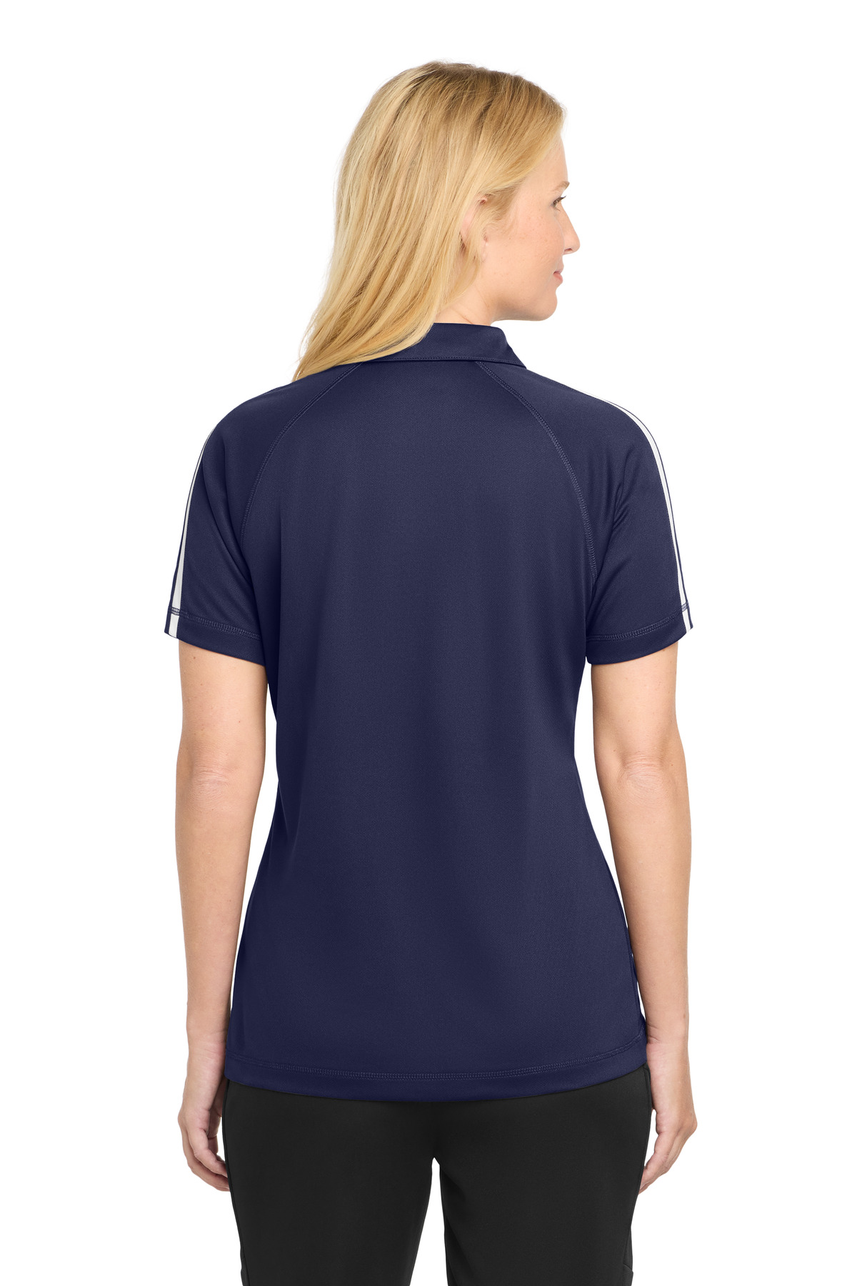 Sport-Tek Women's PosiCharge Micro-Mesh Colorblock Polo. LST685 19