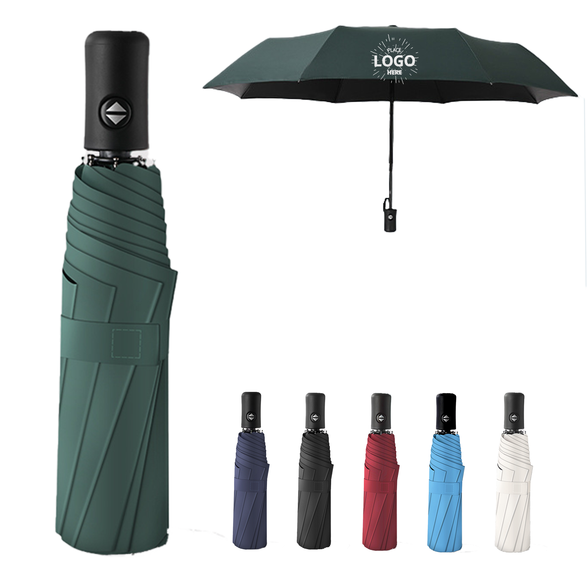 Black Plastic Umbrella 1