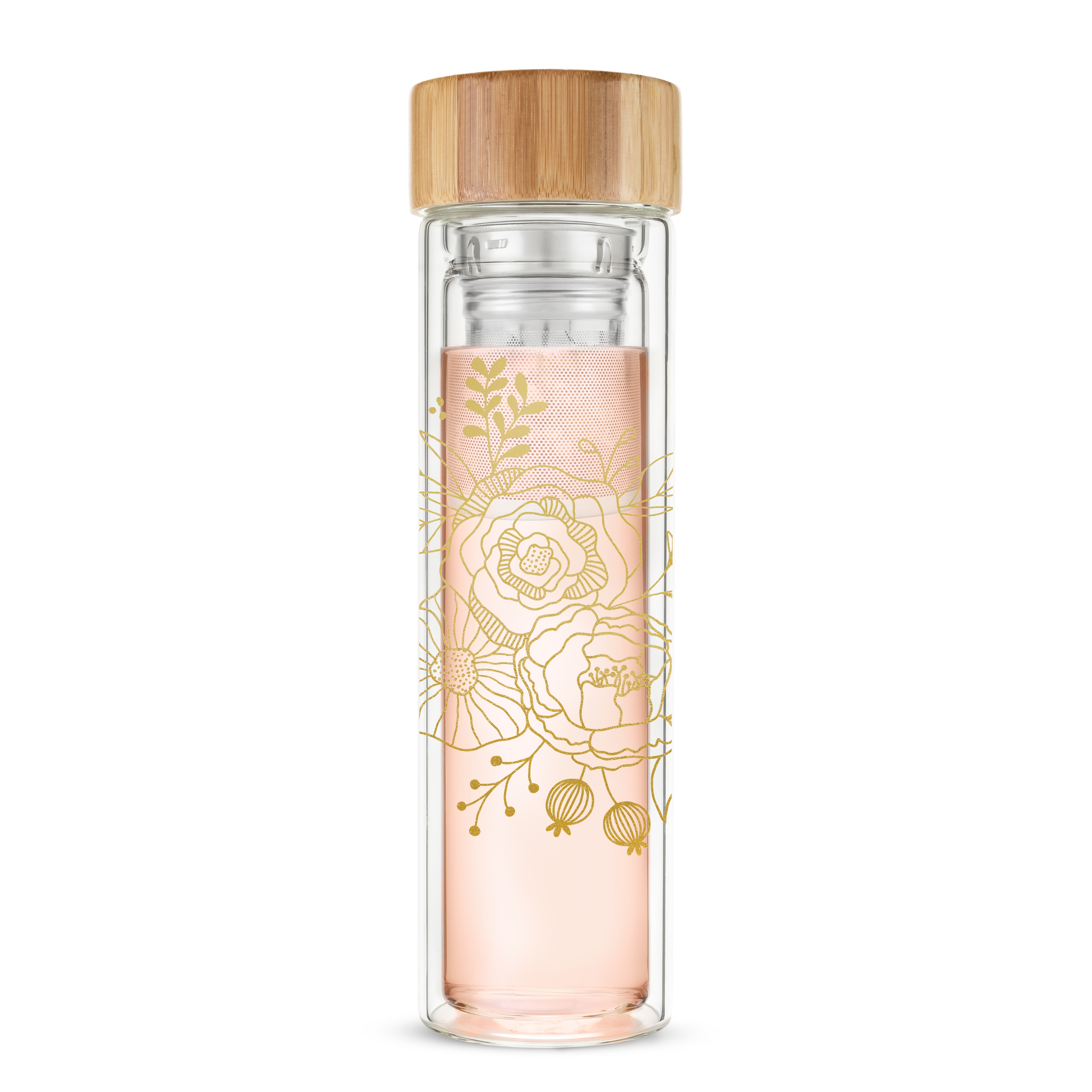 Pinky Up® Blair™ Glass Travel Tea Mug 13