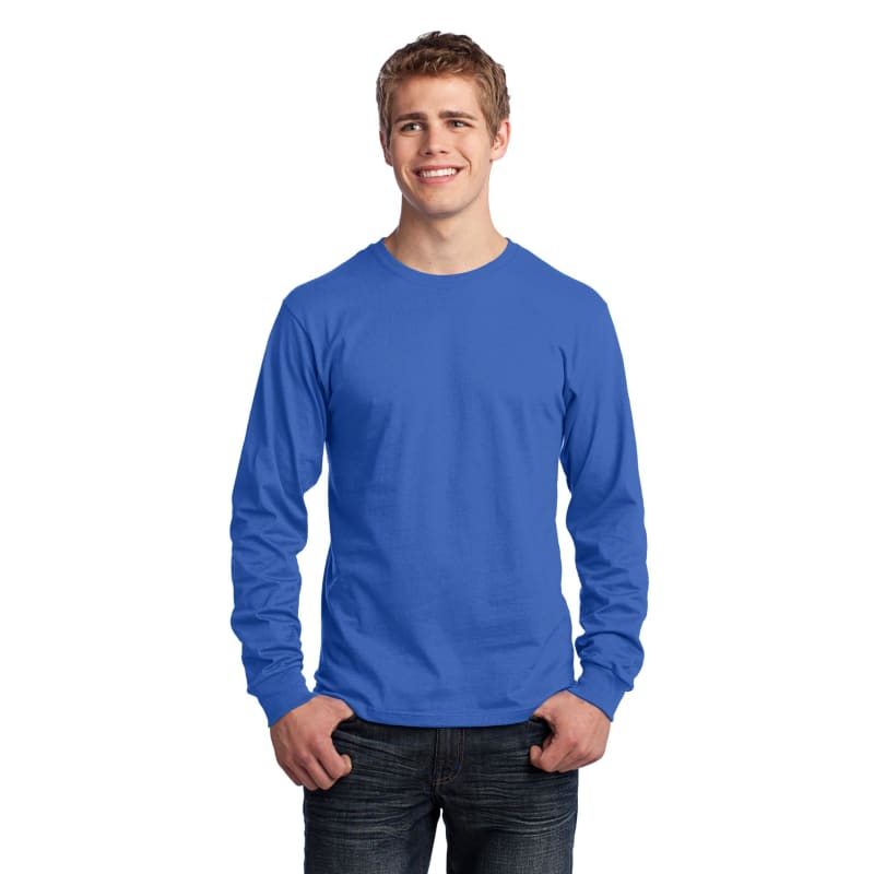 Port & Company - Long Sleeve Core Cotton Tee. 77
