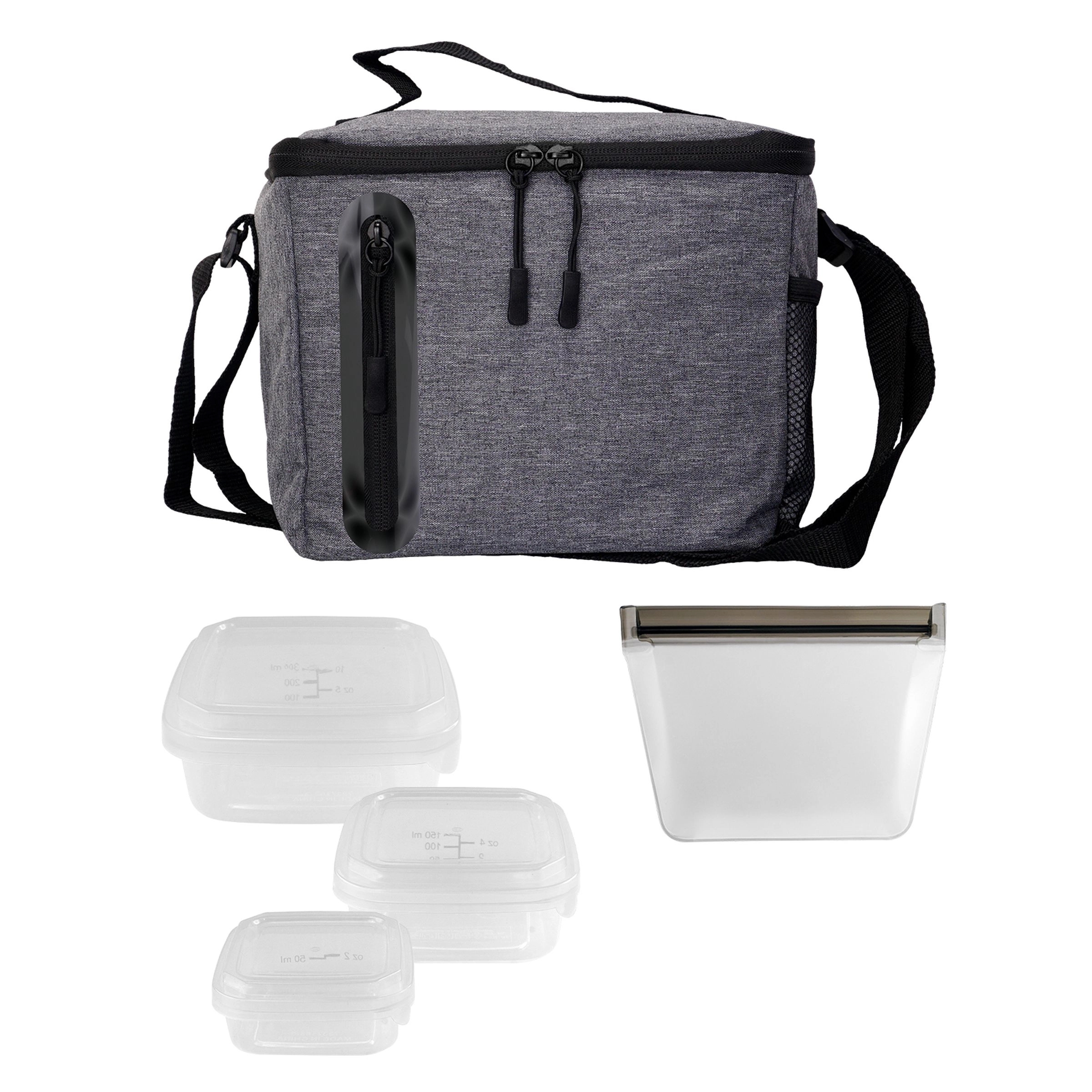 Portion Control & Food Bag Oval Cooler Lunch Set 8