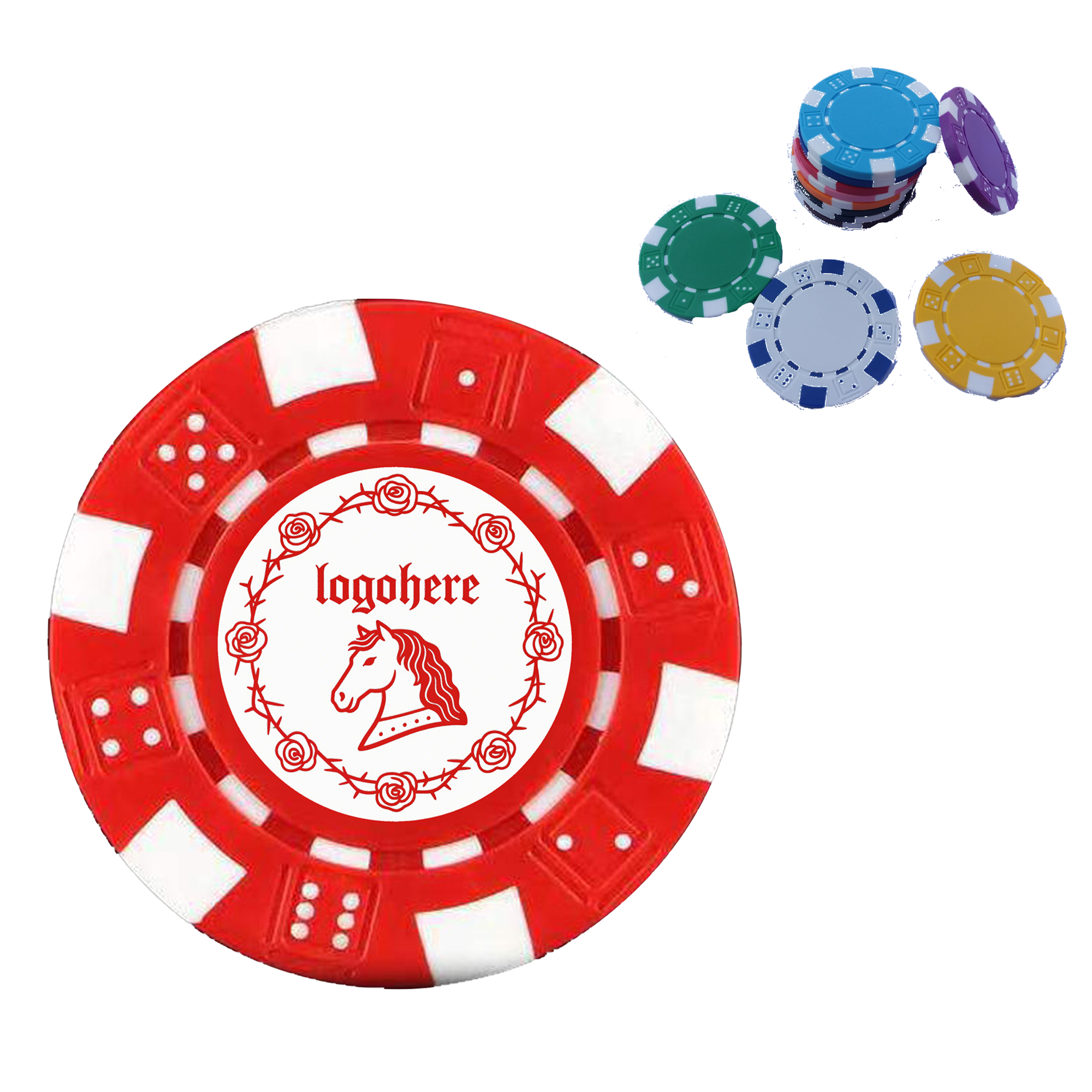 MOQ 100 Custom Professional ABS Poker Chips 2