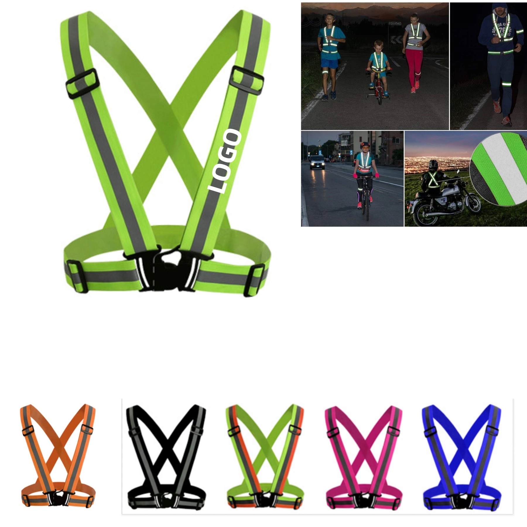Reflective Adjustable Safety Vest 2