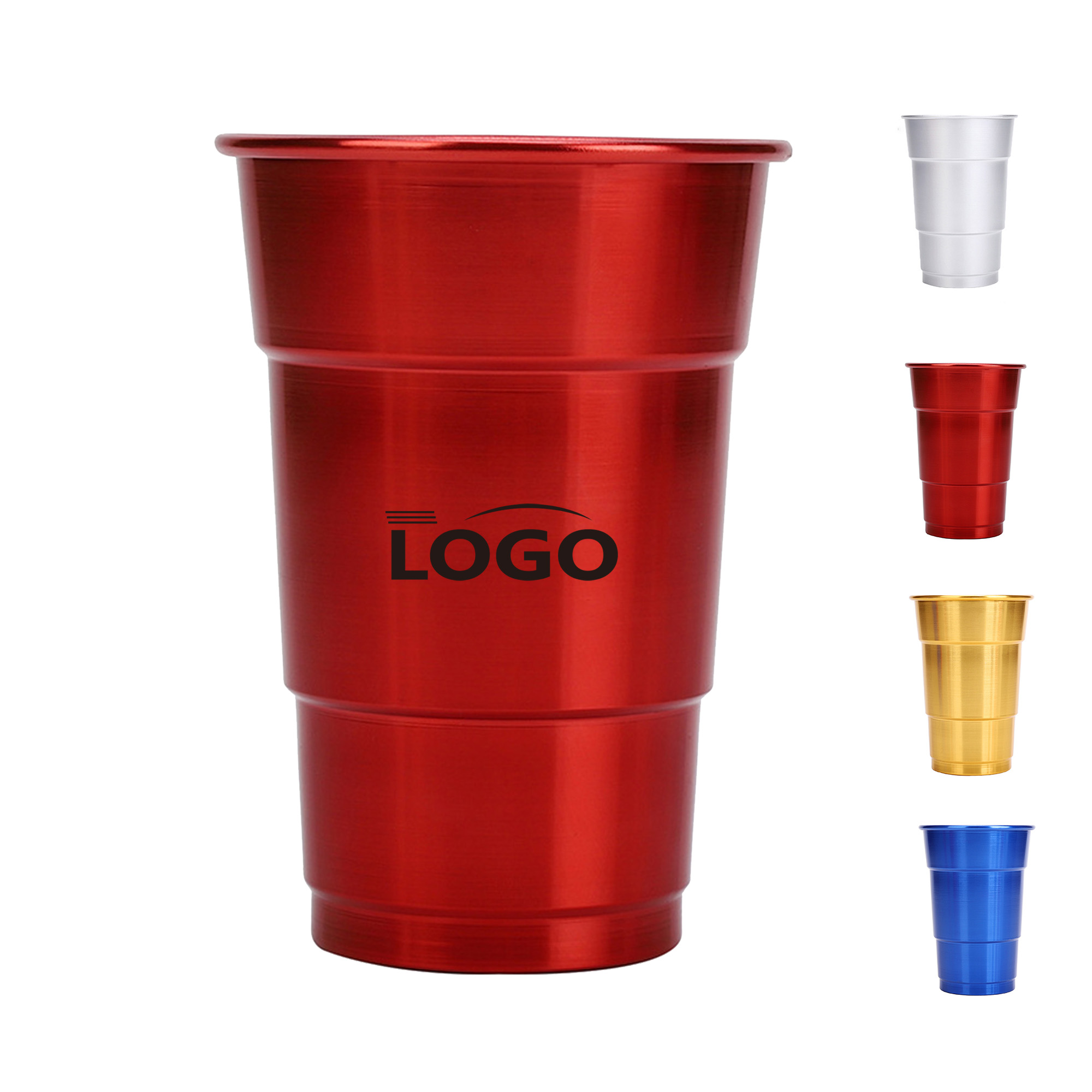 16oz Colorful Metal Party Cup 7