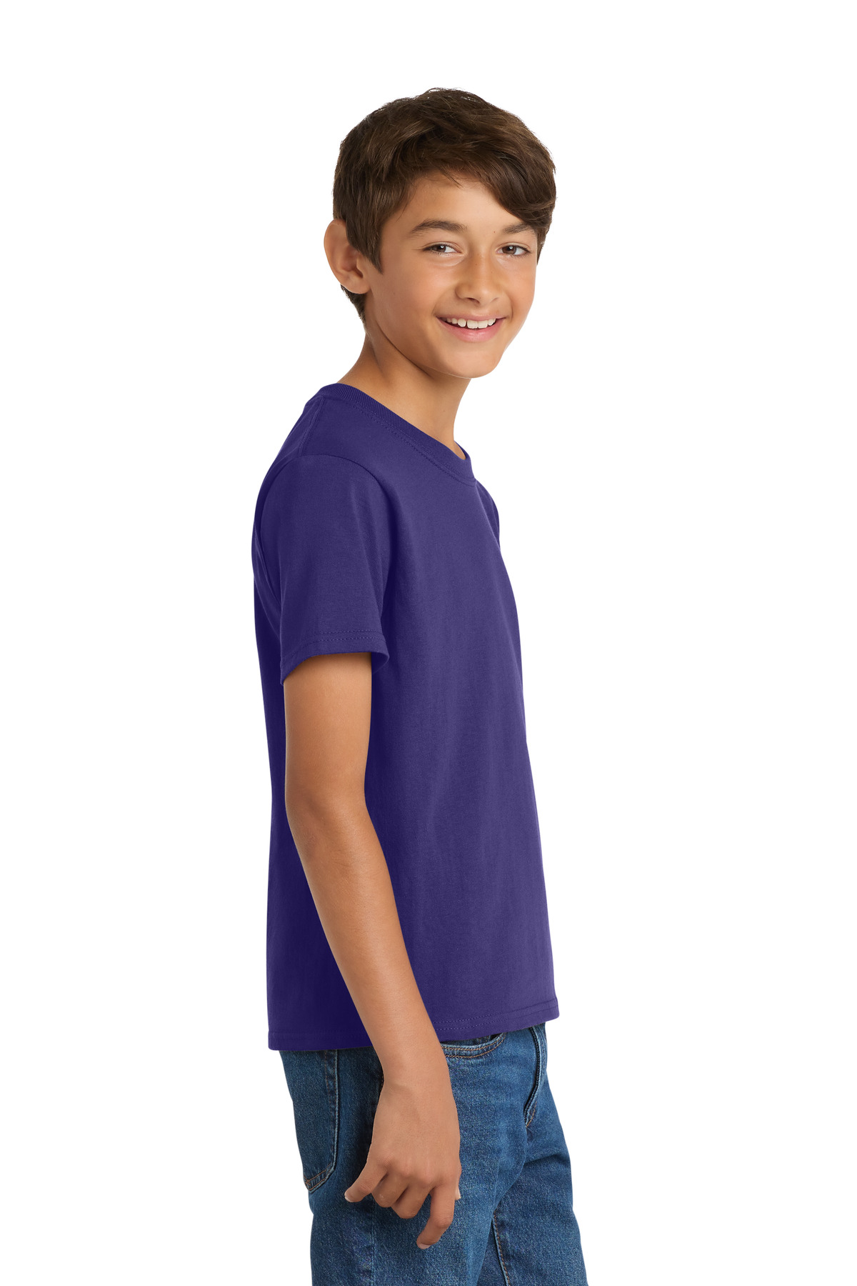Port & Co Youth Core Cotton Tee. PC54Y 192