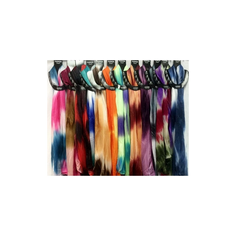 Tie Dye Scarves - Assorted 2