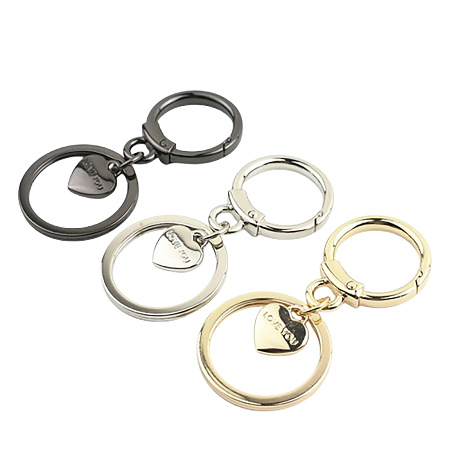 Rotatable Zinc Alloy Keychain 7
