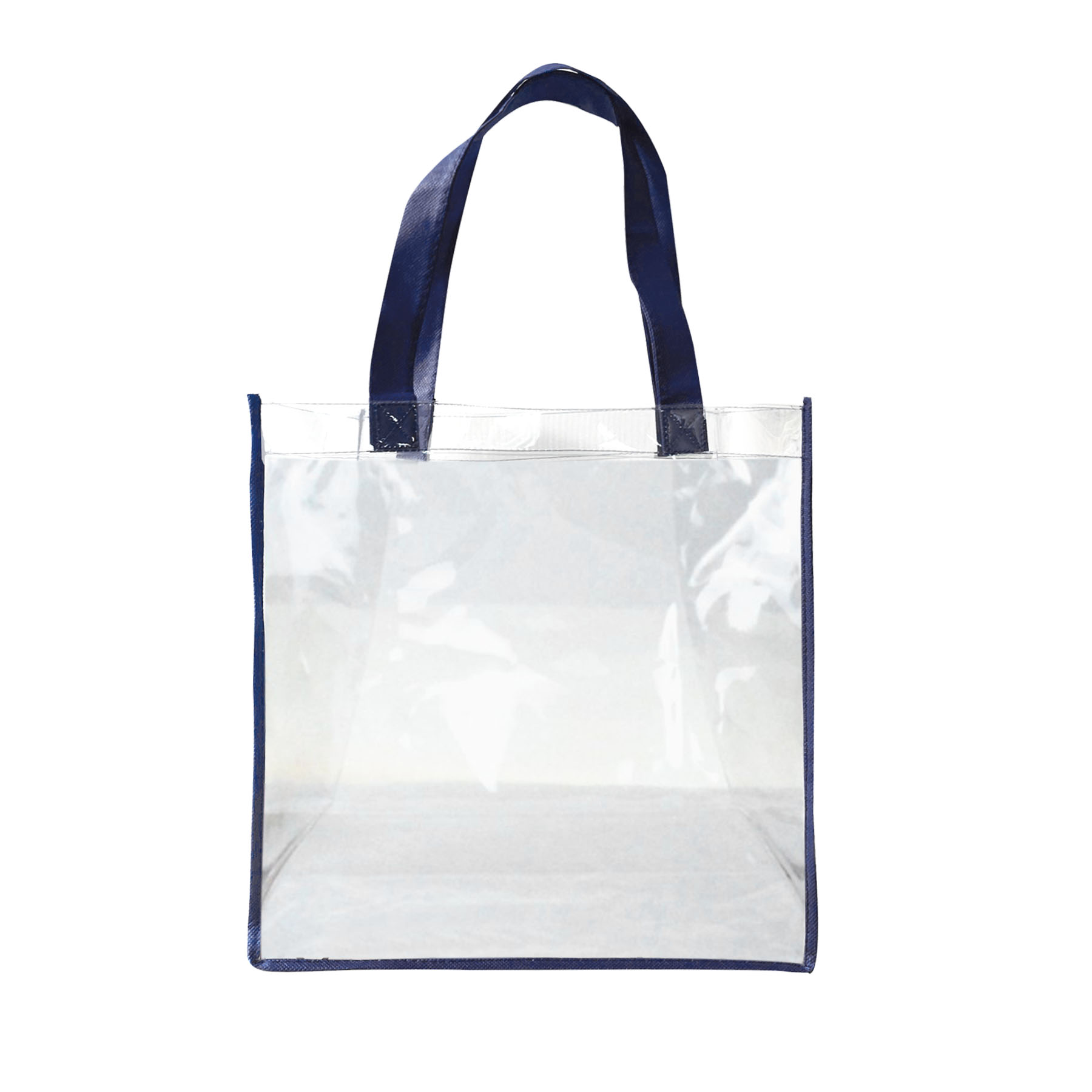 Free Shipping 25C Clear Vinyl Tote Bag with 20" Webbing Handles-with Full Color Printing 8
