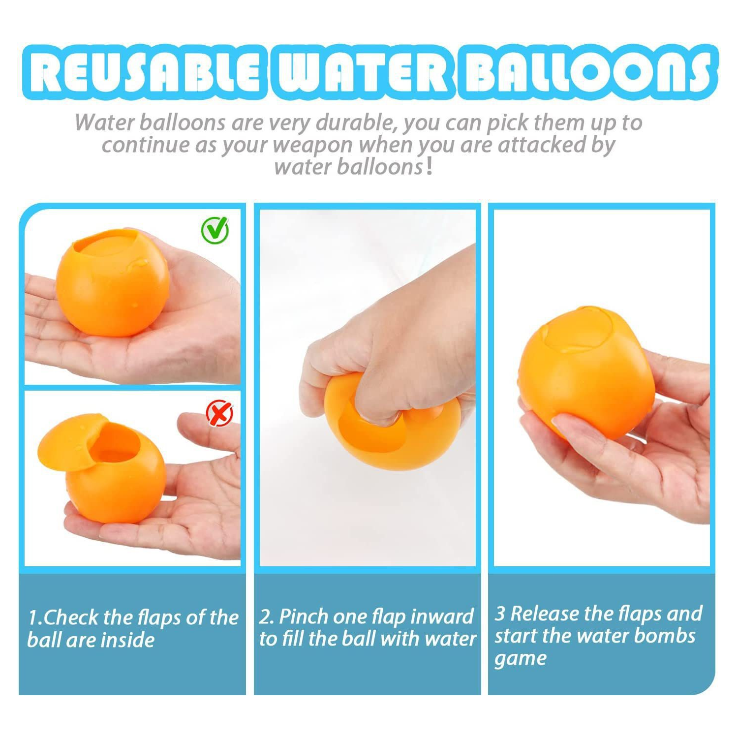 Finger-Mounted Magnetic Silicone Water Ball Toy 5