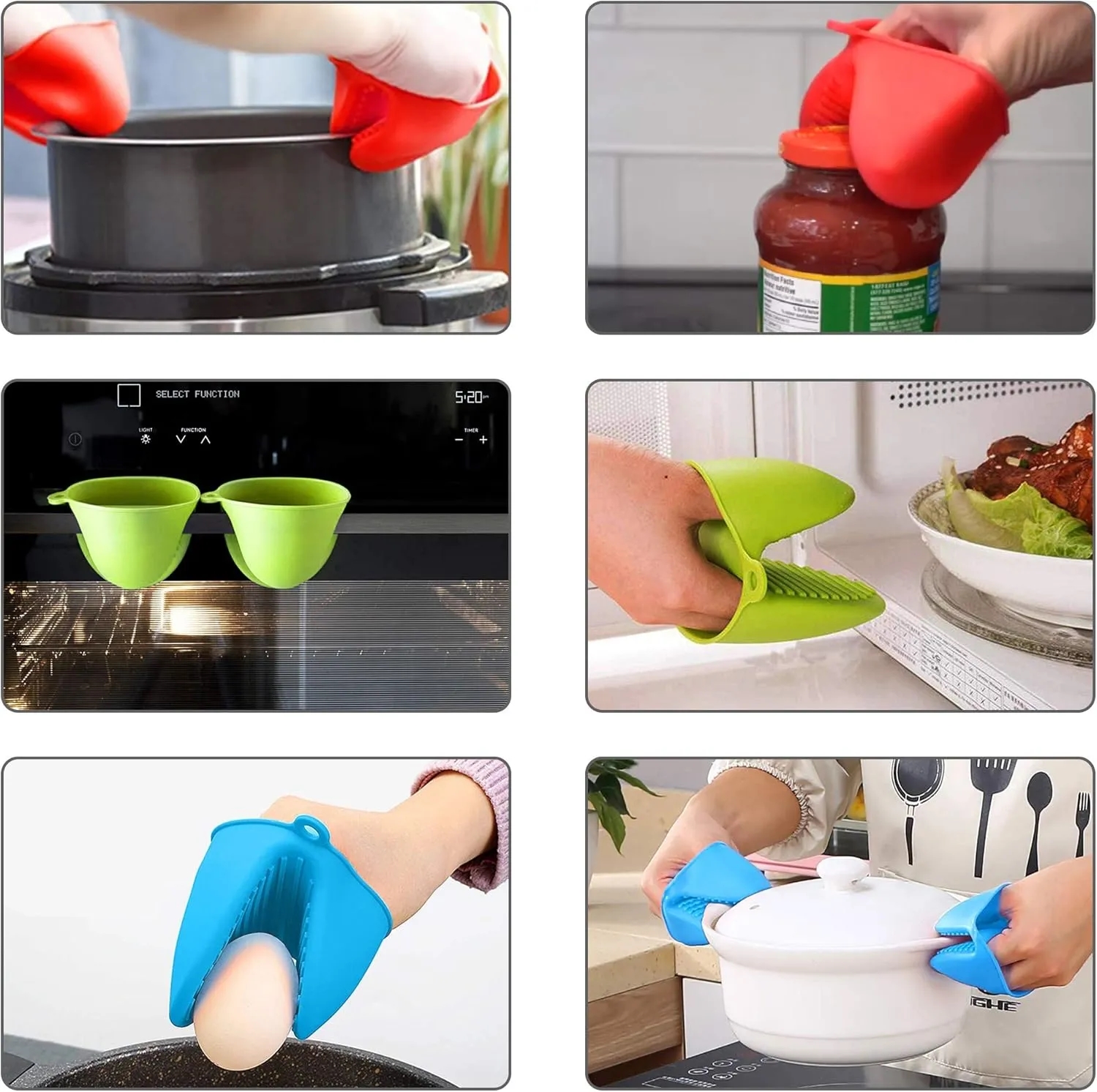Silicone Anti-scald Heat Insulation Hand Clip 3