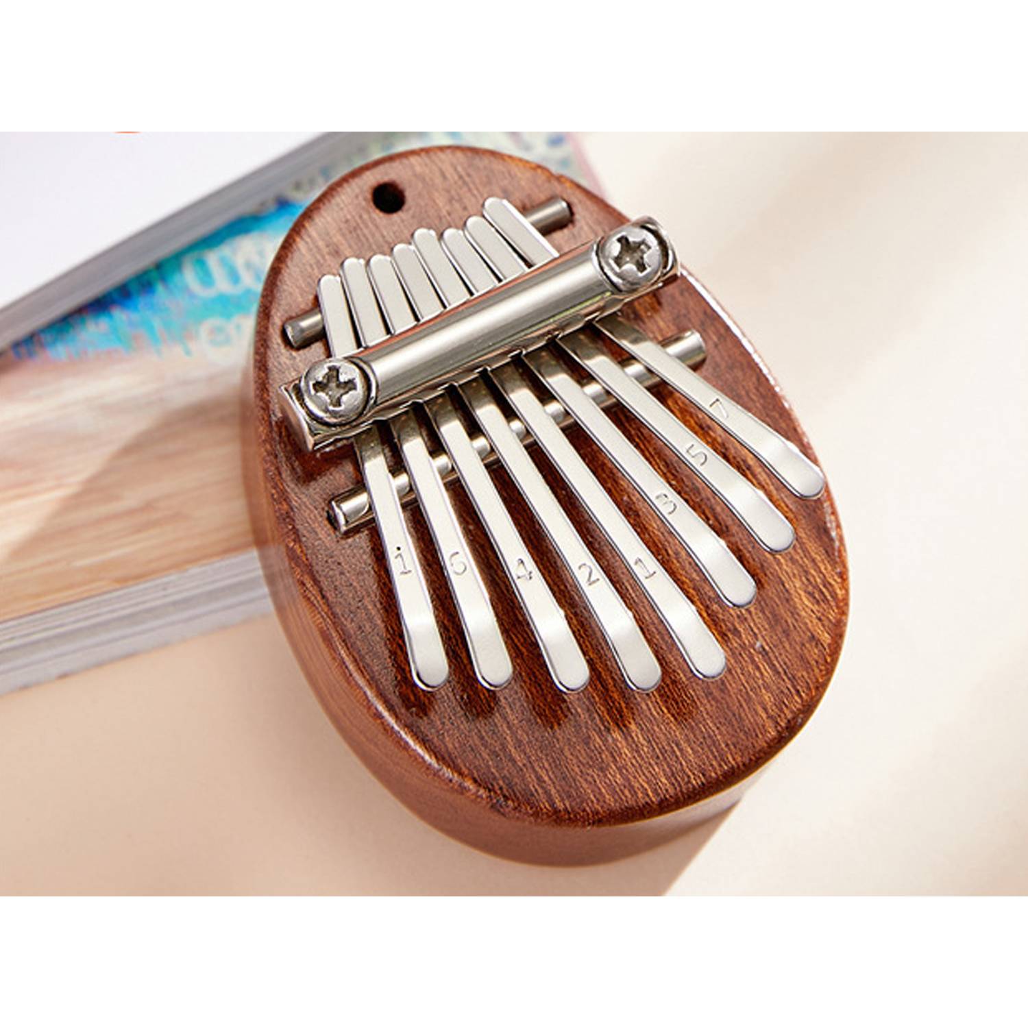 8 Key Mini Thumb Piano Instruments 3