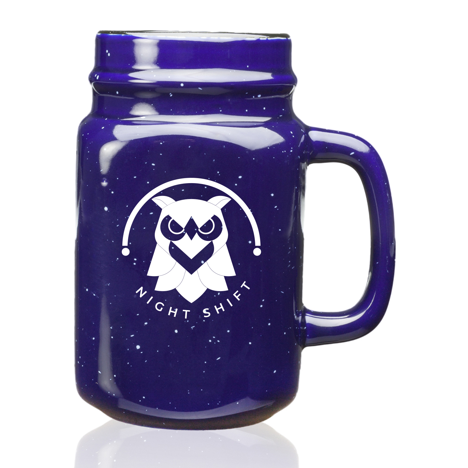 16 oz. Ceramic Mason Jar (1 Color Imprint) 3