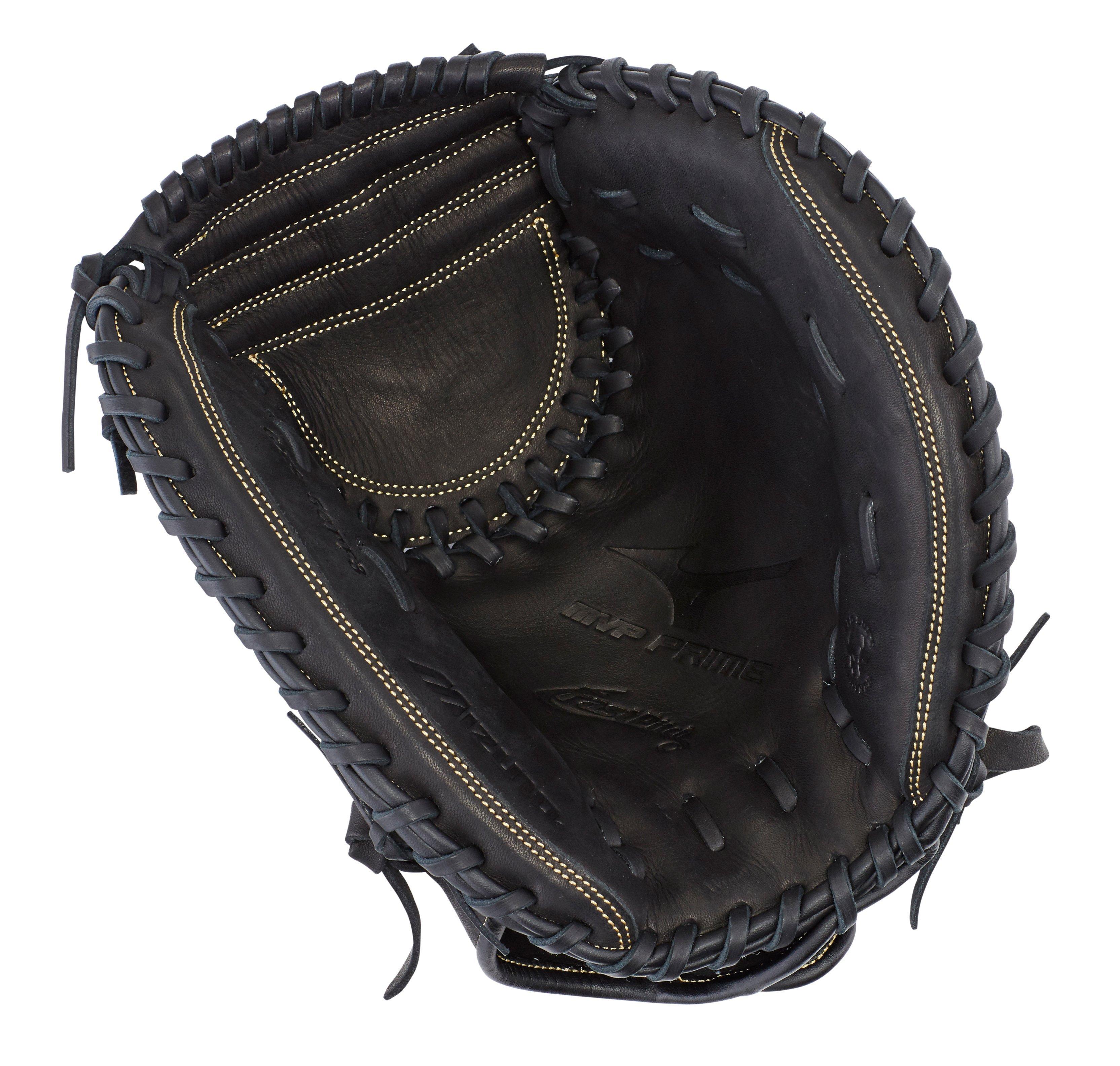 MVP Prime Fastpitch Softball Catcher's Mitt 34", BioSoft Leather, Center Pocket Design 3