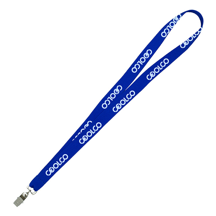 "DEWITT RECYCLED" 3/4" Import Air Ship Recycled RPET Super Fine Detail Woven-In Lanyard 4