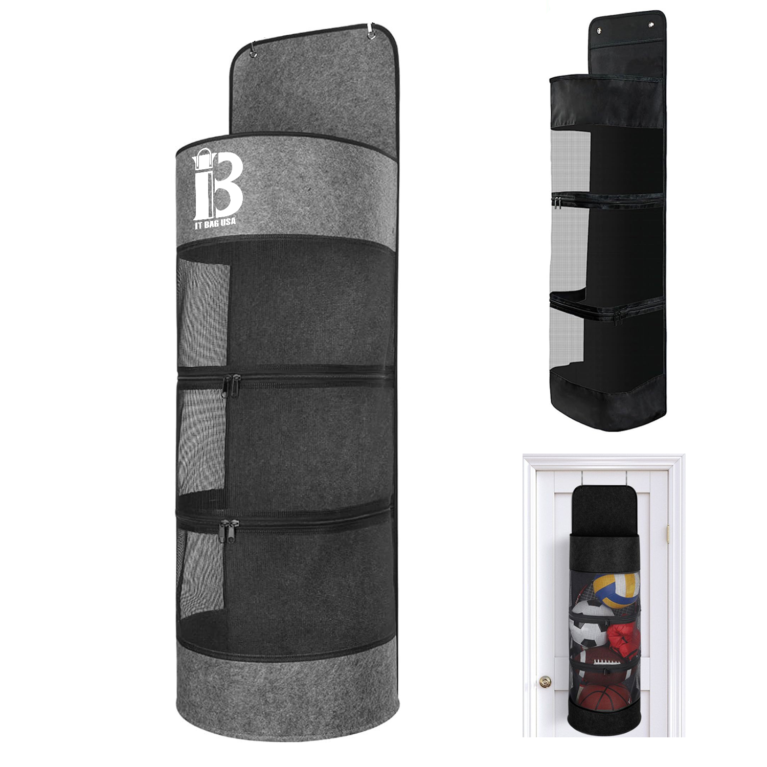 Door Hanging Sports Equipment Organizer 10