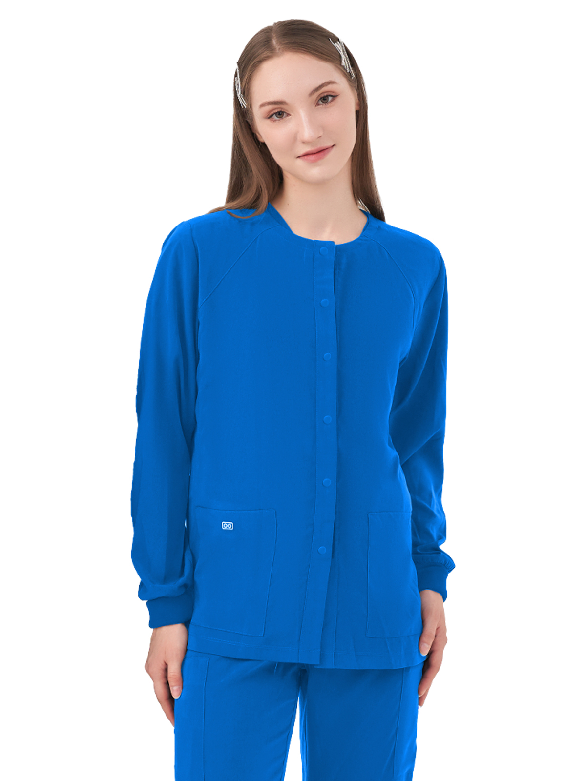 Parkley Quantum - Women's Two-Pocket CELESTE Snap Front Jacket 22