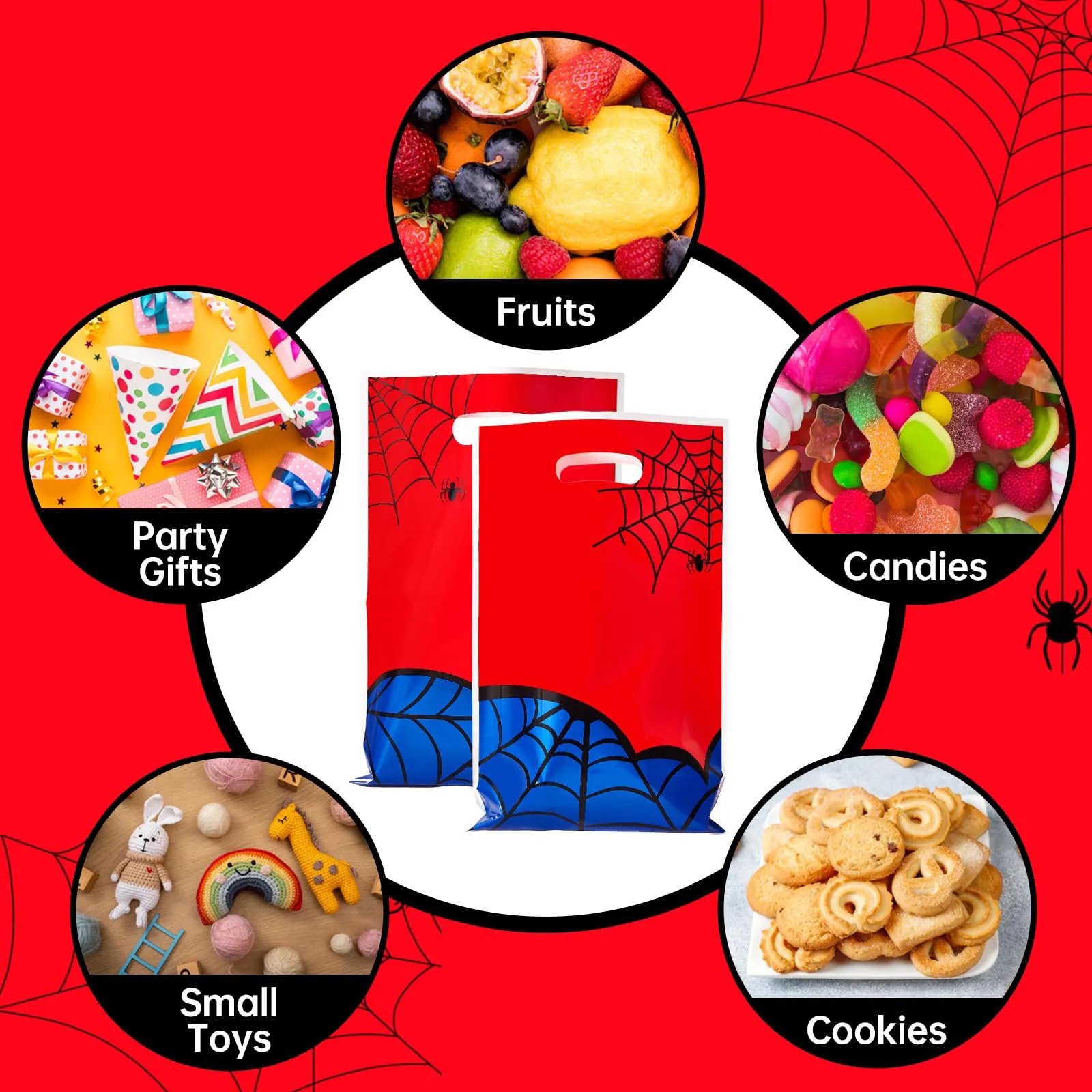 Plastic Party Favor Bag with Handles 3