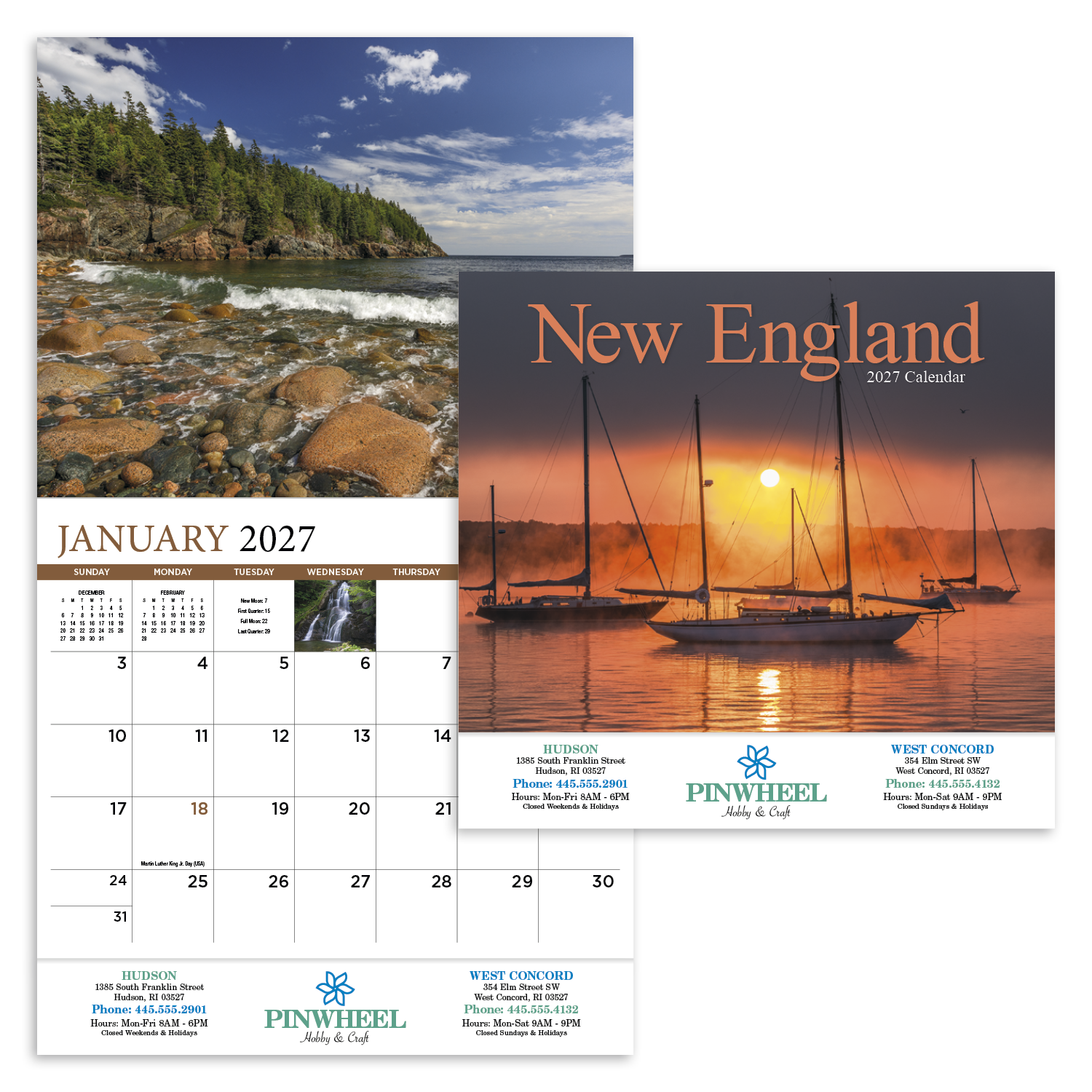 HotLine® Products New England Appointment Calendar - Stapled 49