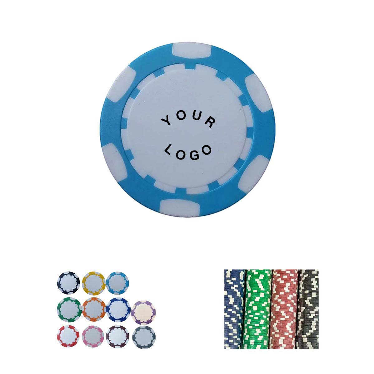 Durable Poker Chip Set for Game Nights 2