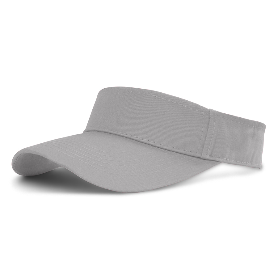 Stock Solid Color Cotton Visor 27