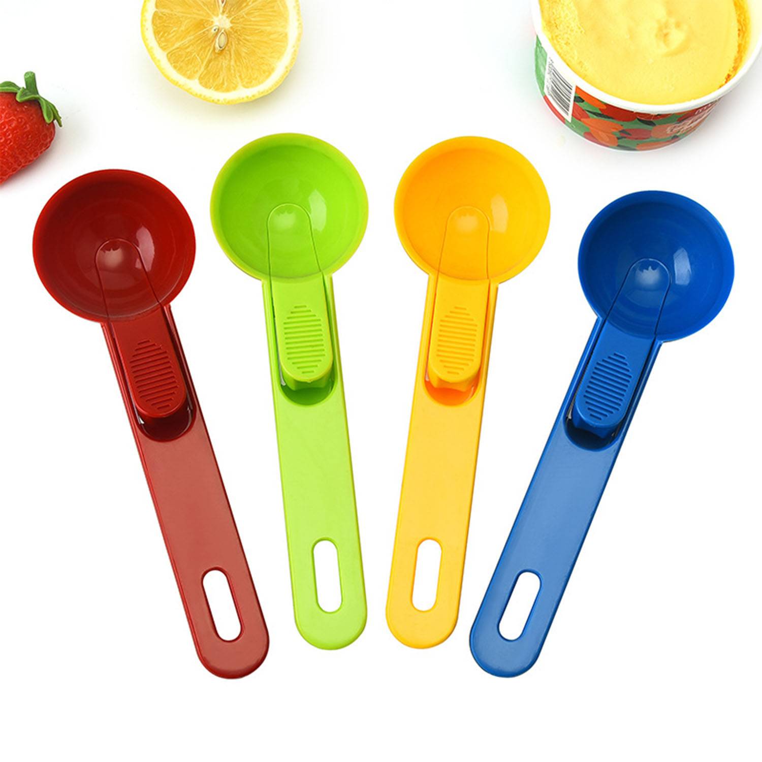 Press-Type Plastic Ice Cream Scoop 6
