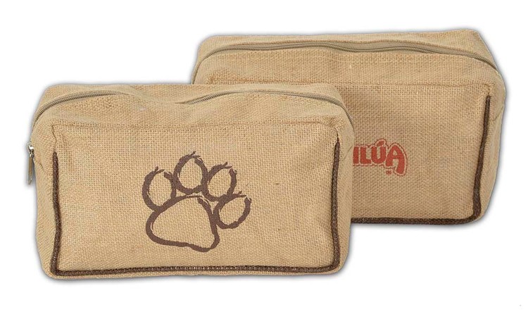 Maui Jute/Burlap Accessory Bag 2