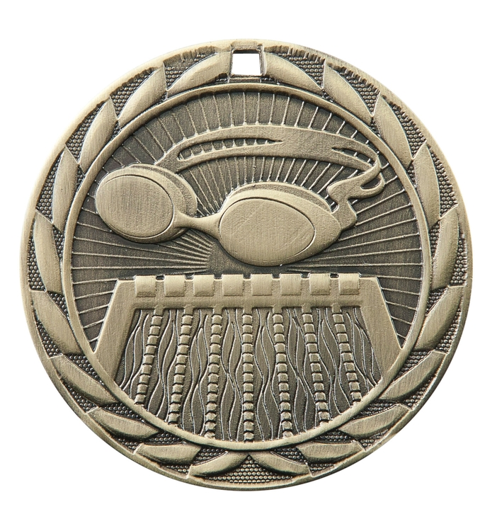 Swimming Fe Iron Medal 2" 2