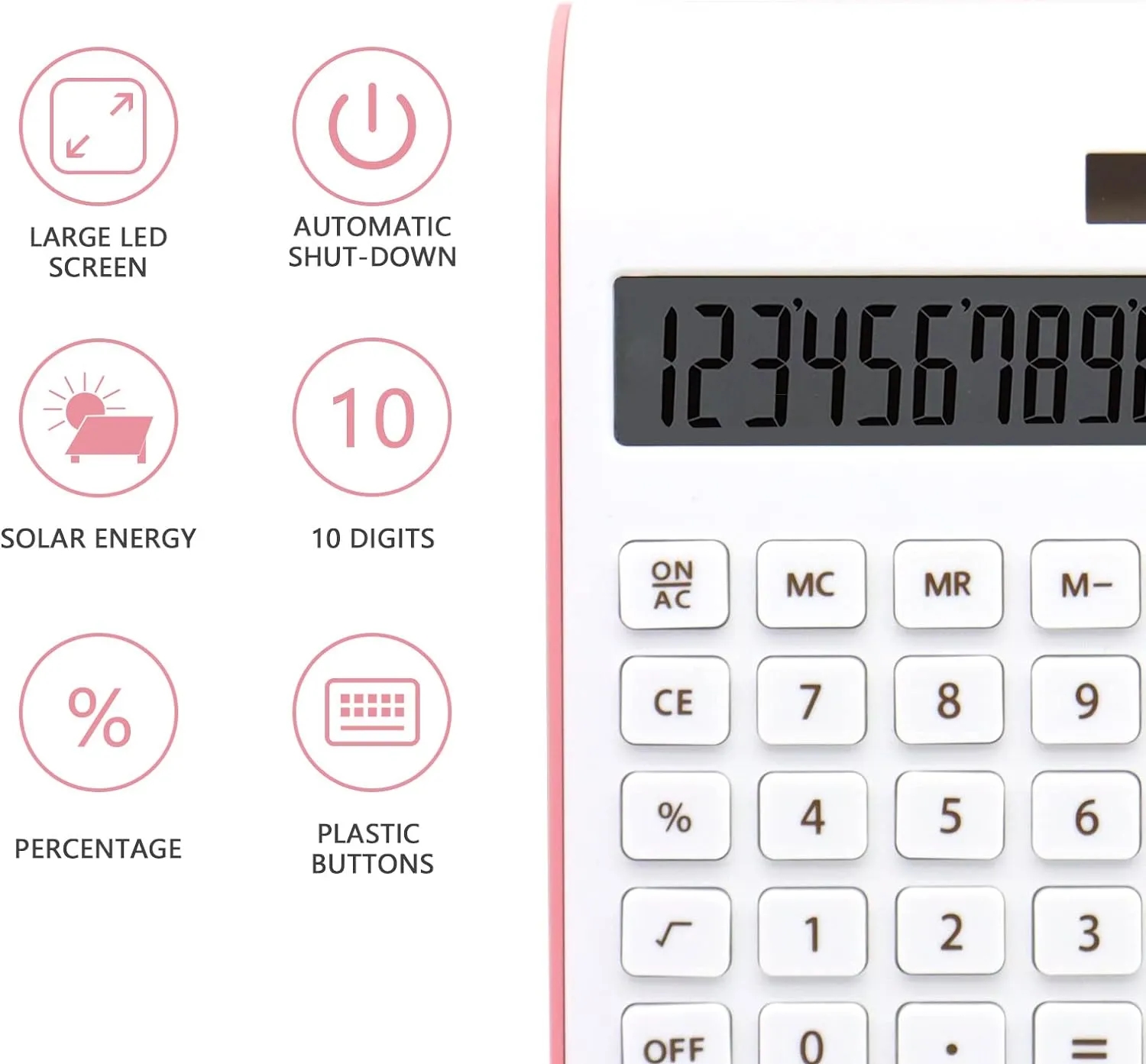 Solar Battery Basic Office Calculator 2