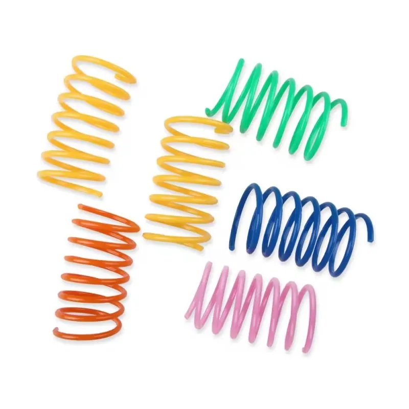 Four Sets Colorful Plastic Spring Toys 1