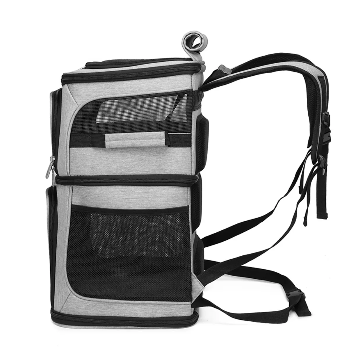 Outdoor Ventilated Double-Compartment Pet Carrier Backpack 3