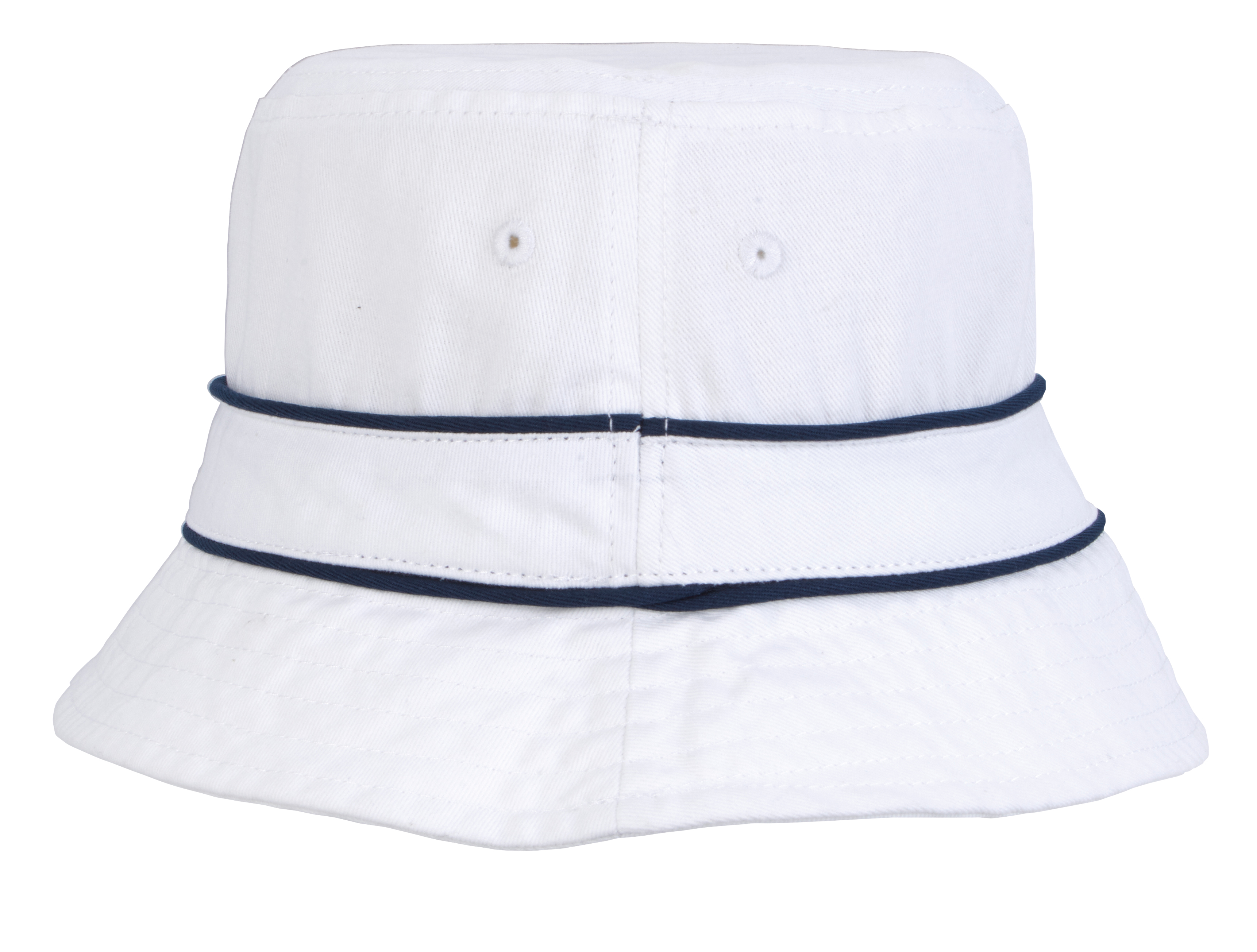 Cotton Bucket Hat with Trim 18
