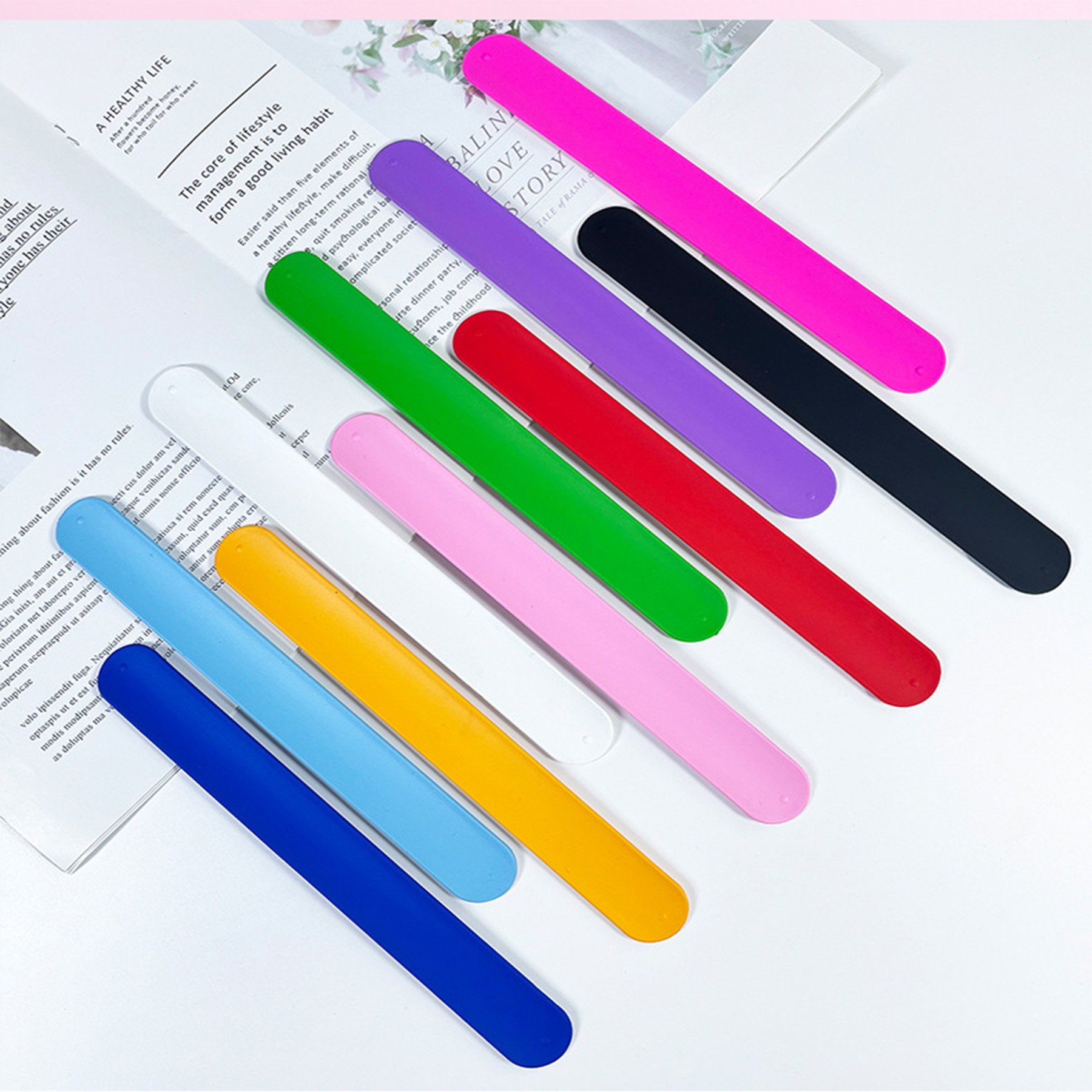 Custom Silicone Slap Bracelets 2