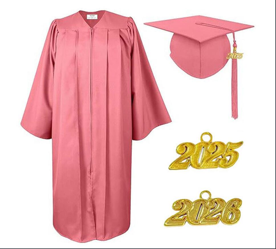 Graduation Gown with Cap and Tassel Set 6