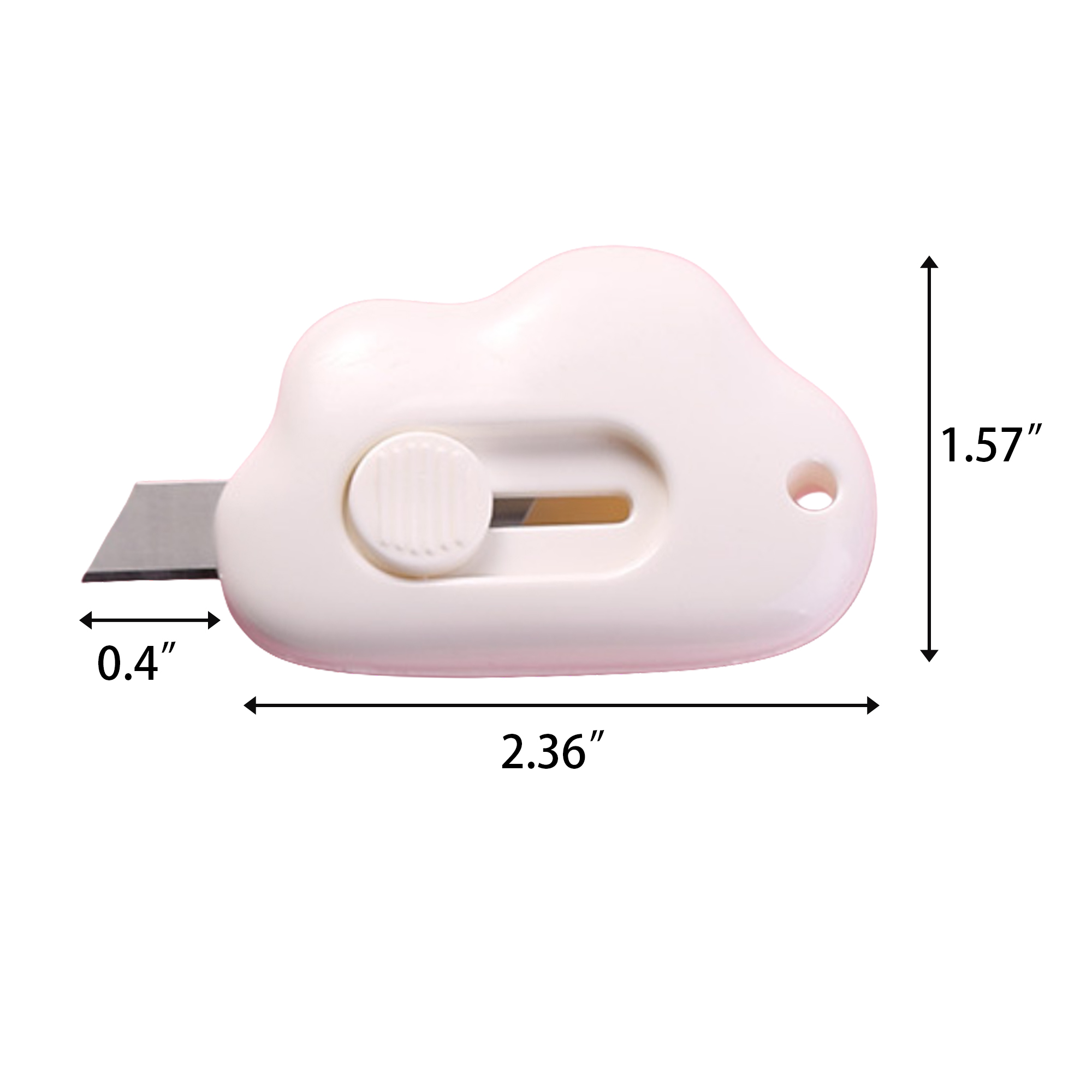 Full Color Cloud Mini Portable Utility Knife MOQ 50PCS 2