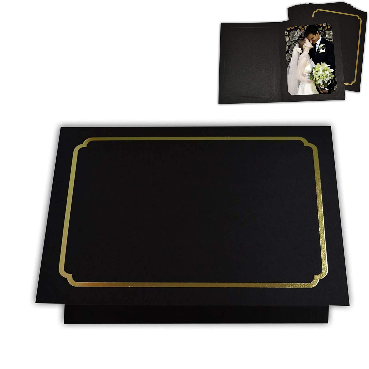 Foil Stamped Paper Photo Folder Frame 2