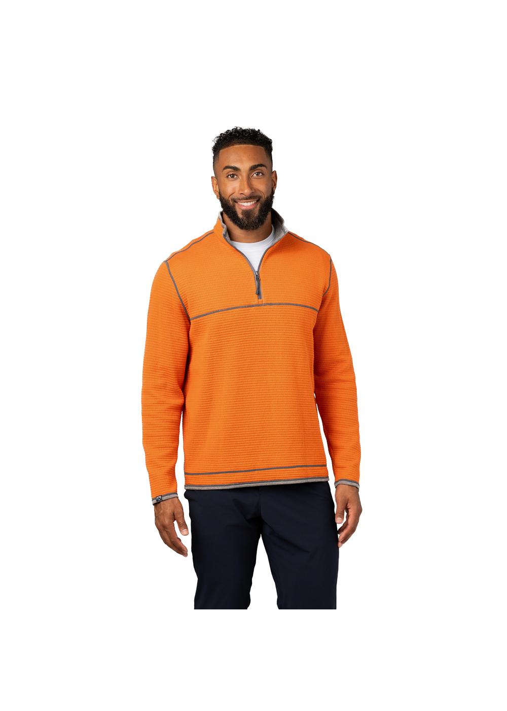 Storm Creek Men's Maverick Waffle Knit Quarter Zip 21