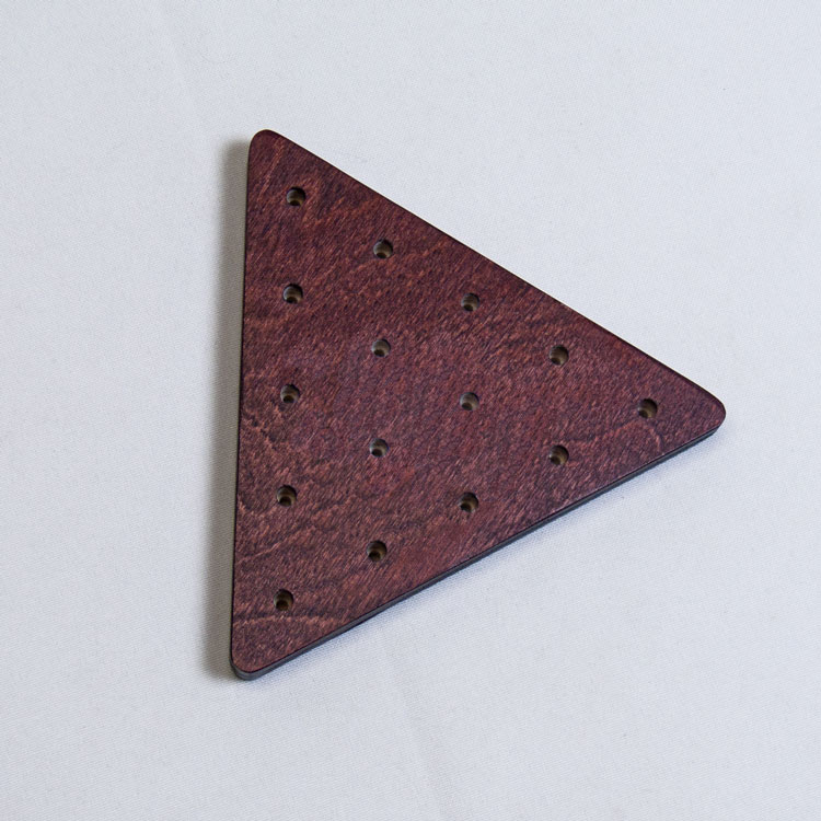 Triangle Peg Game Custom Color