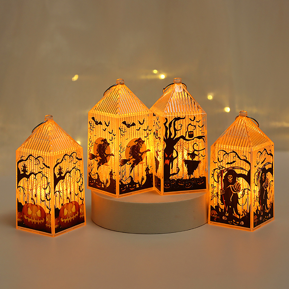 LED Halloween Pumpkin Lamp Lantern 4