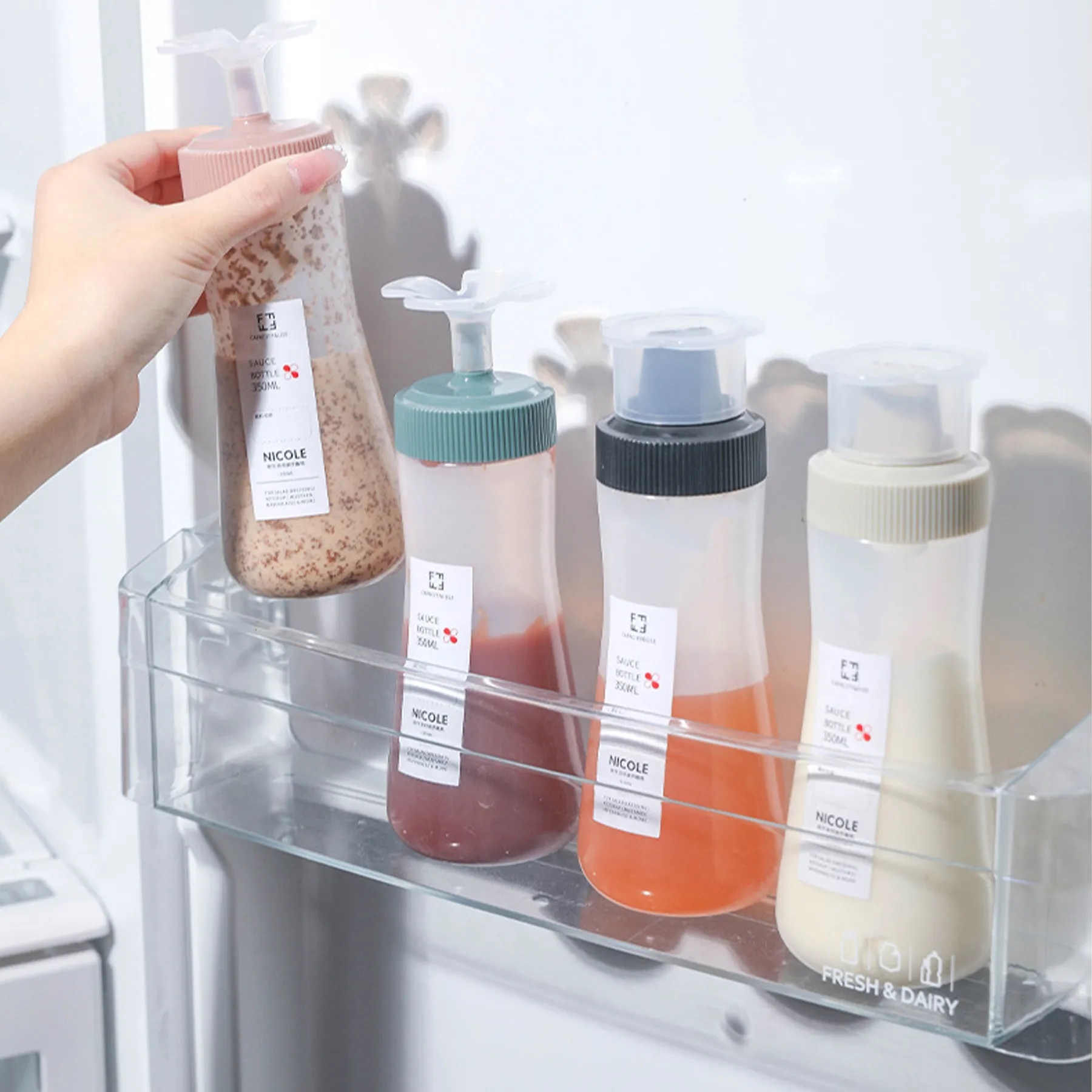 Plastic Household Extruded Seasoning Bottles 4