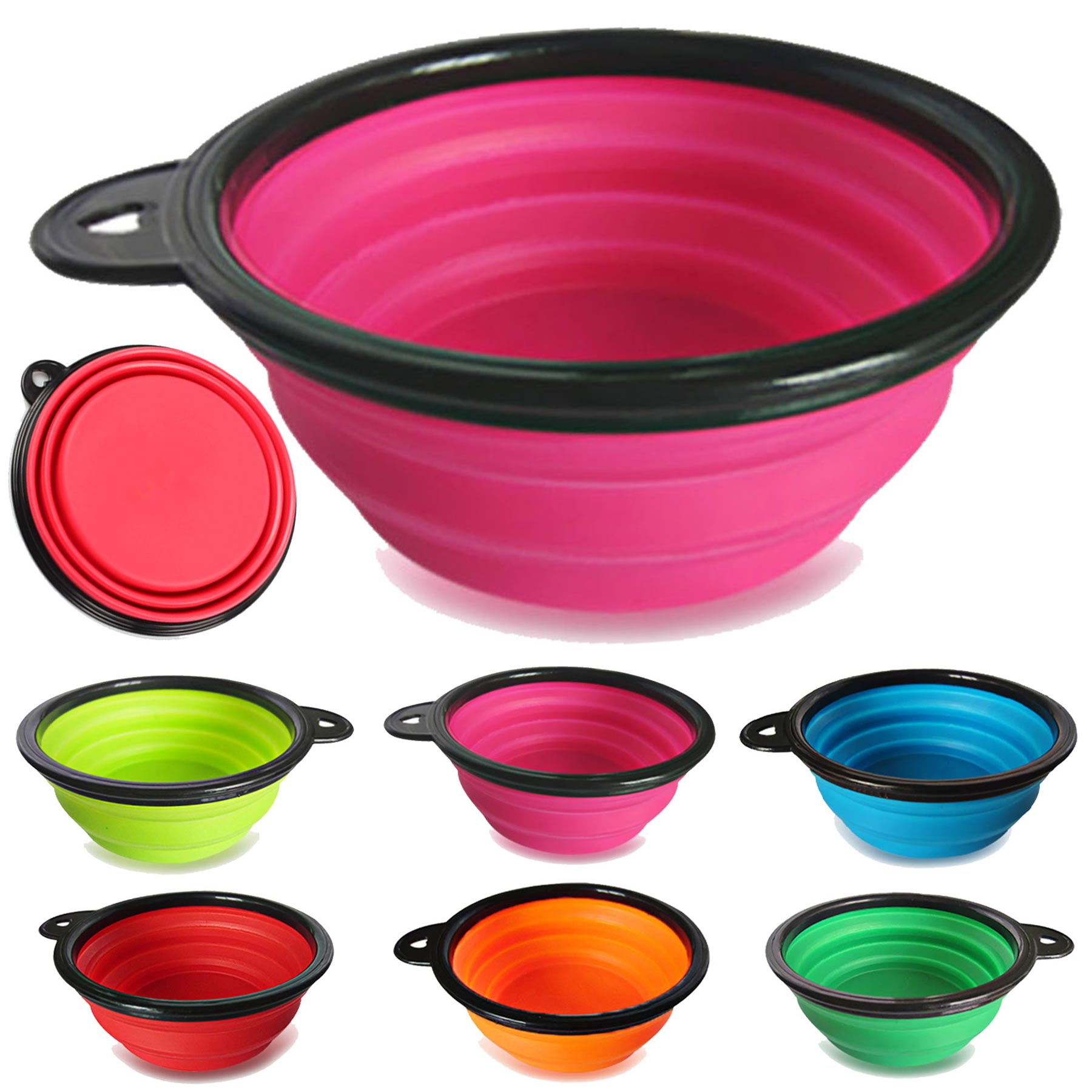 Black Frame TPE Folding Bowl 1