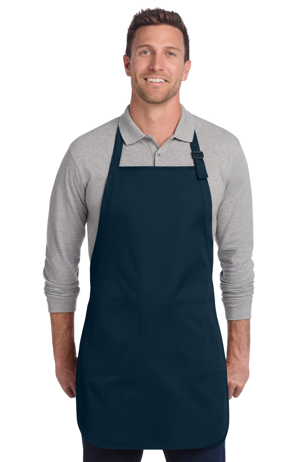 Port Authority Full-Length Two-Pocket Bib Apron. A600 30