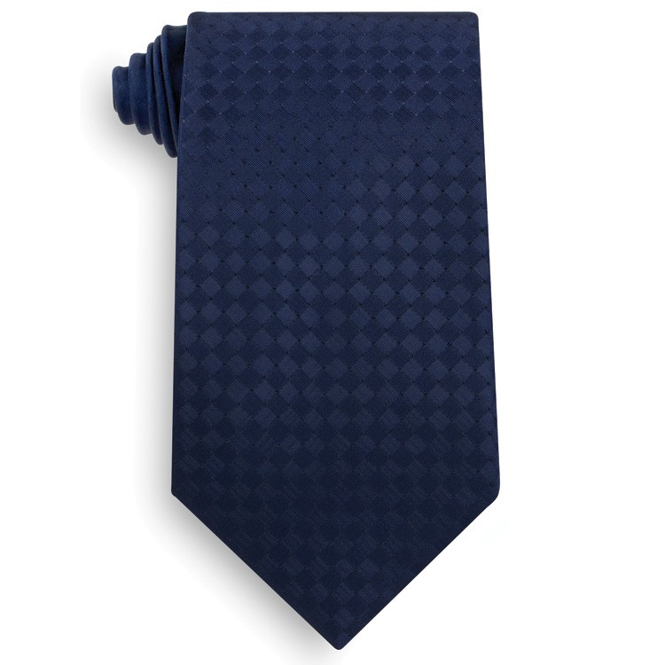 Navy Blue Beckett Tone on Tone Tie 2