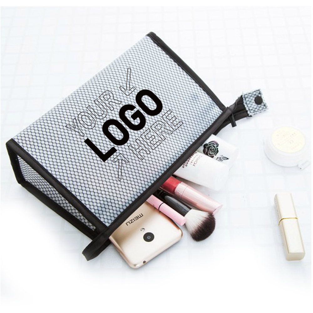 Travel Cosmetic Bag Transparent Zippered