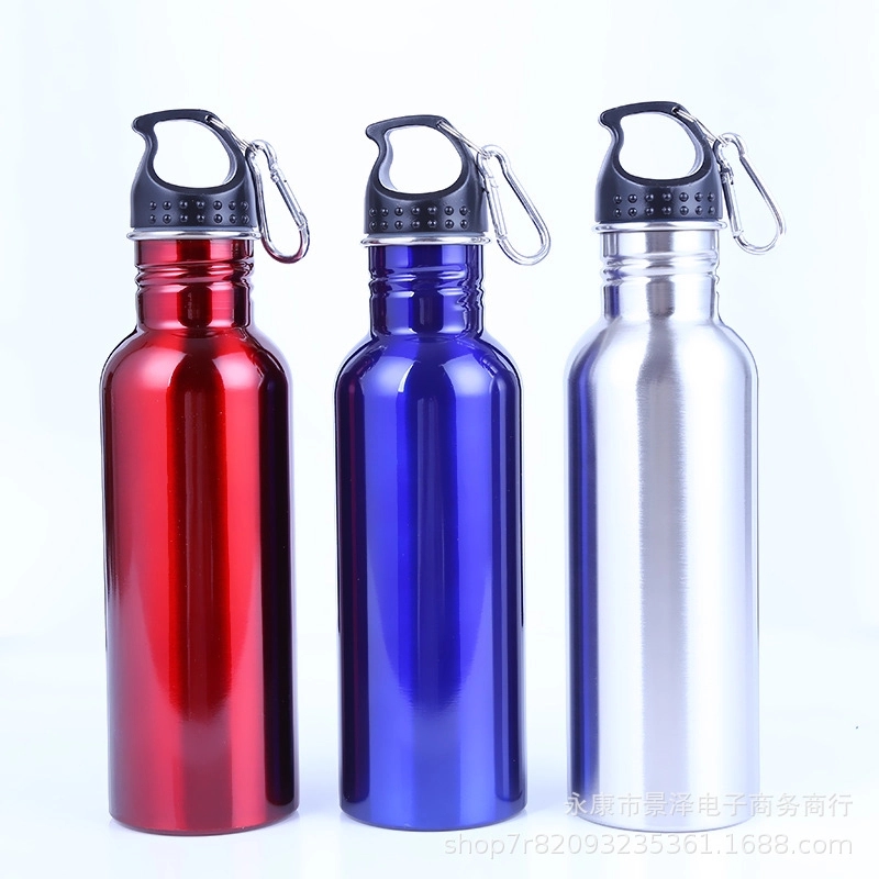 500Ml Stainless Steel Bottle With Carabiner, custom water bottle with logo imprint 3