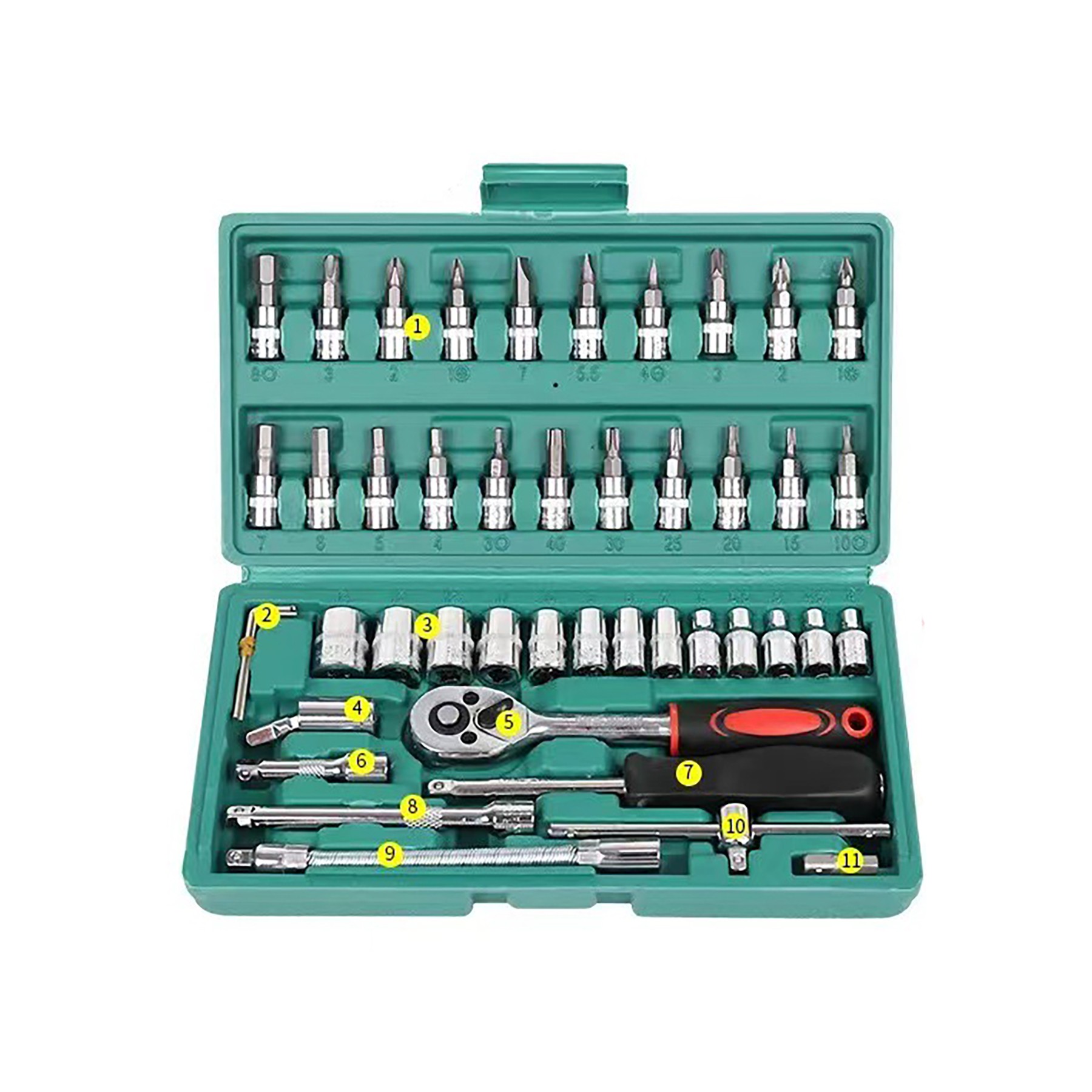 Metric Ratchet Wrench Tool Set 3