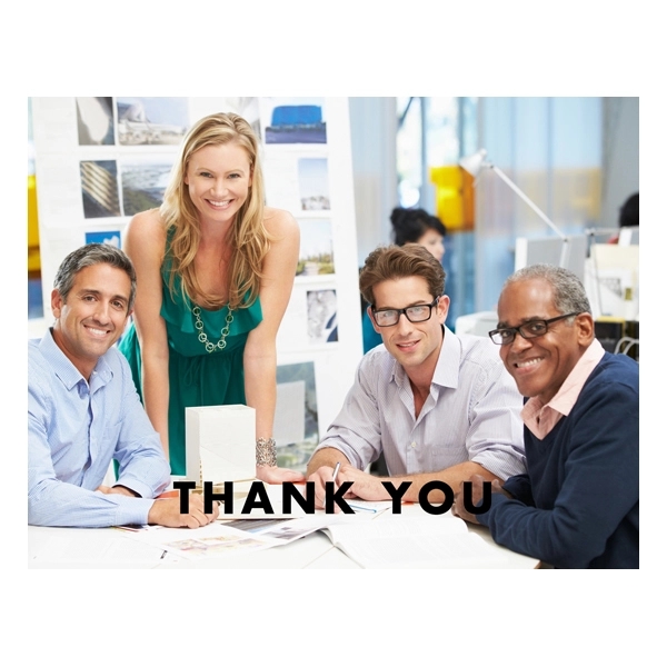 Business Thanks Photo Greeting Cards 1