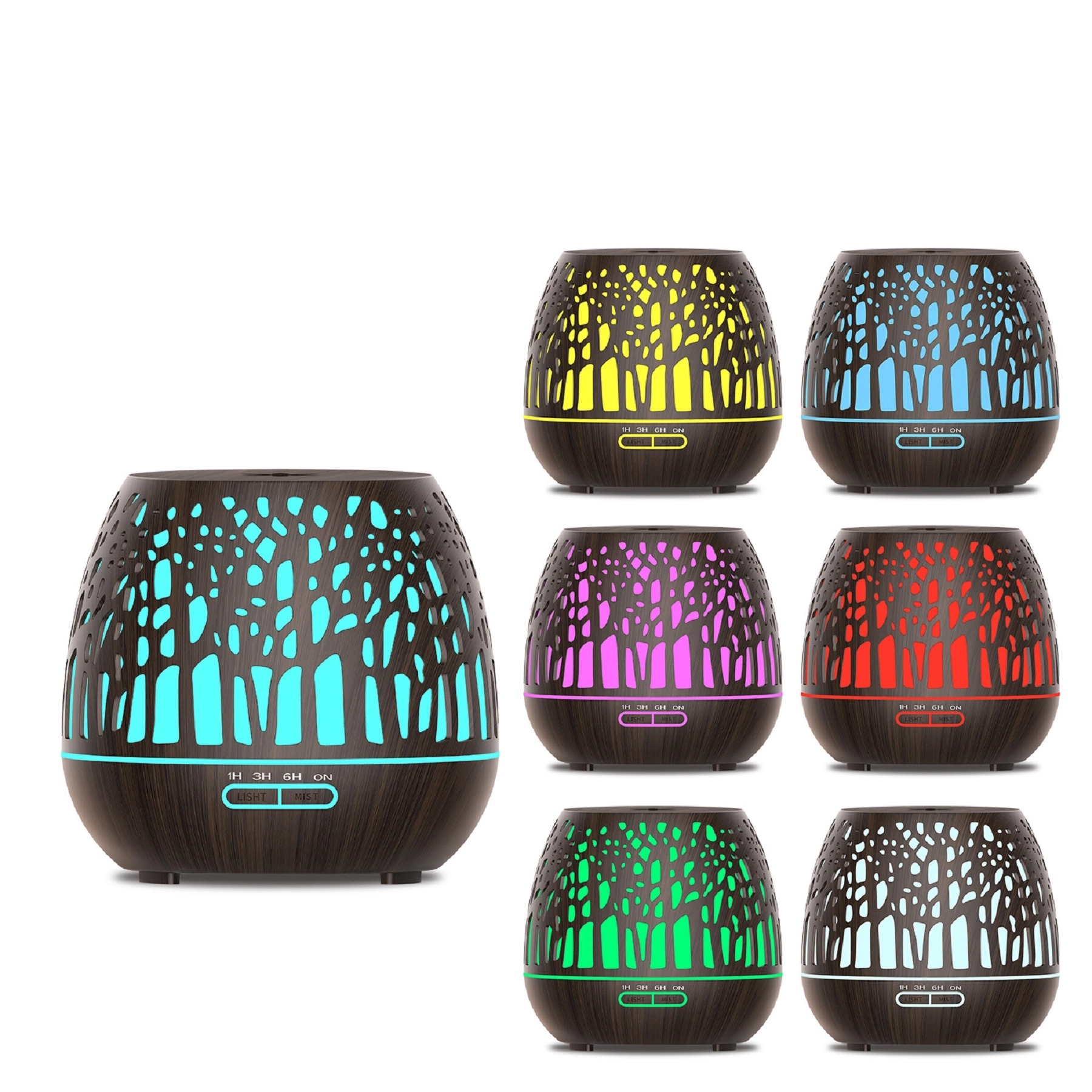 400 ml Home Office Air Purifier Aroma Humidifier 6