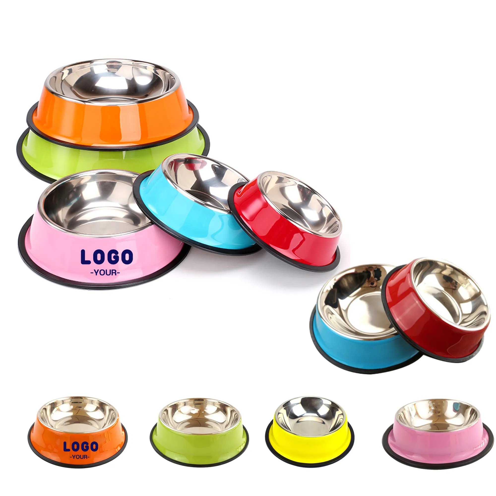 Durable Stainless Steel Dog Bowl 2