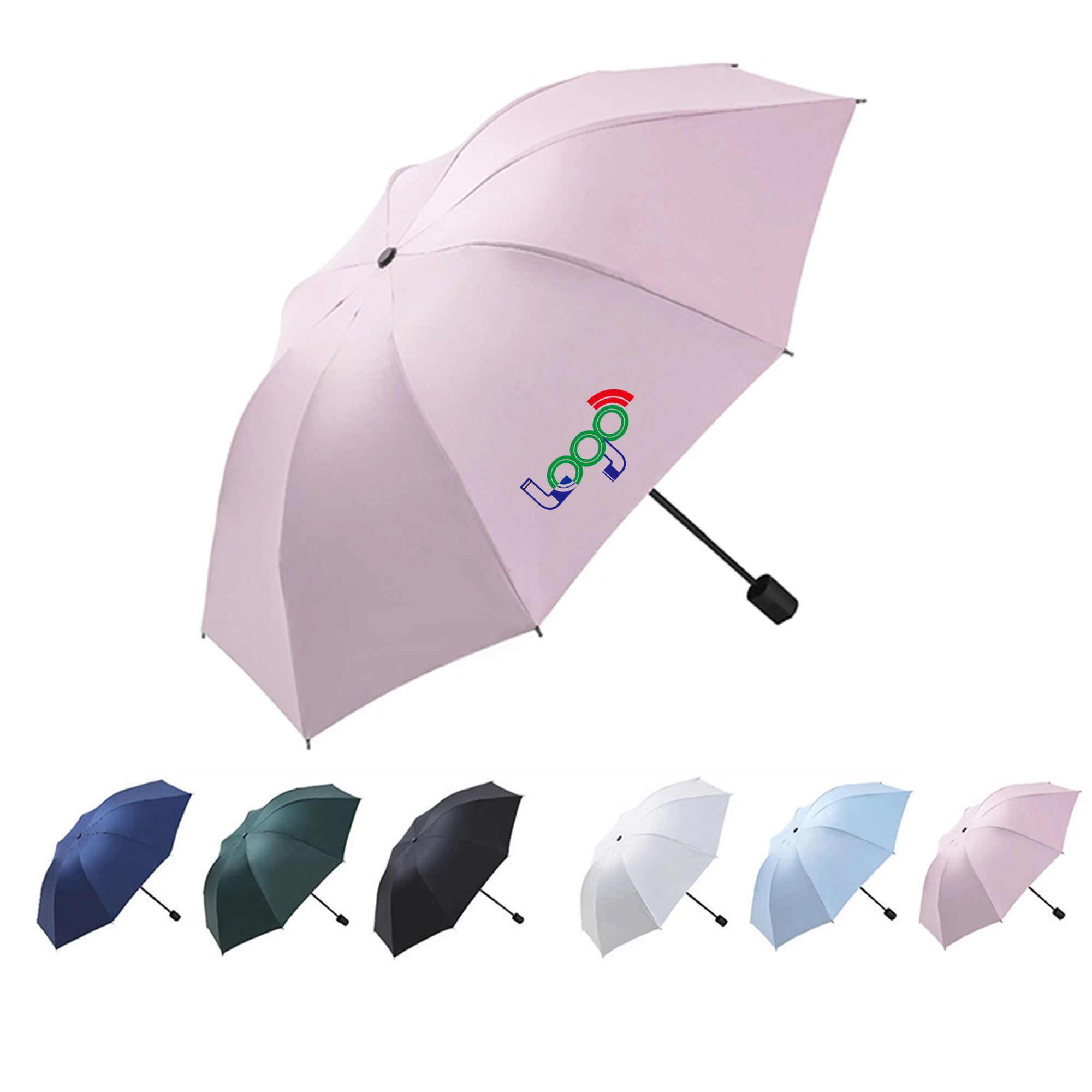 Lightweight Compact Wind Resistant Rain Umbrella 3