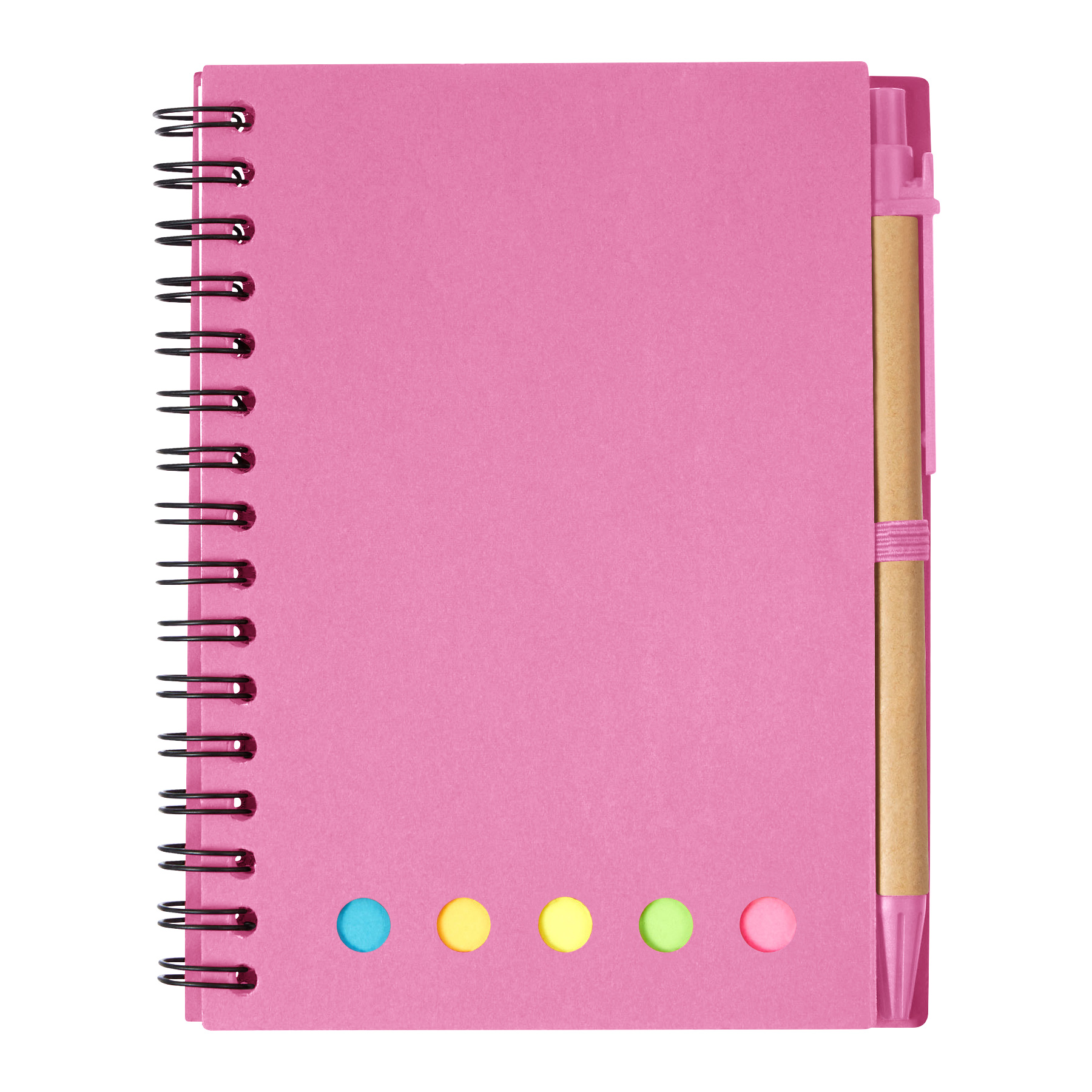 Spiral Notebook With Pen And sticky Notes 16